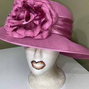 Pretty Fuchsia Dress Church Hat by Giovannio